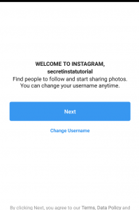 creating instagram account
