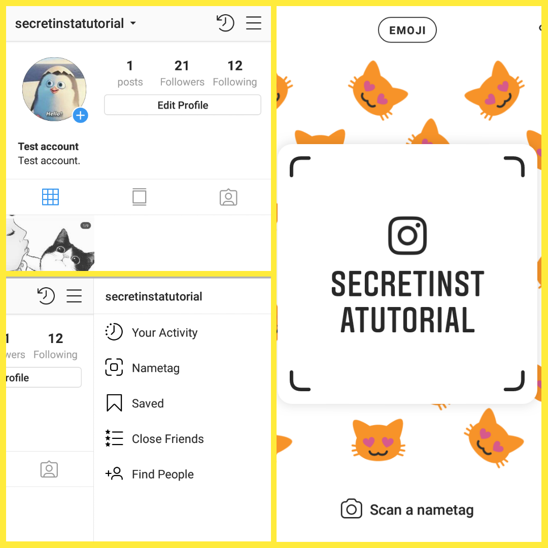 How to Use (+Customize) Instagram Nametags in 2020! - IST!
