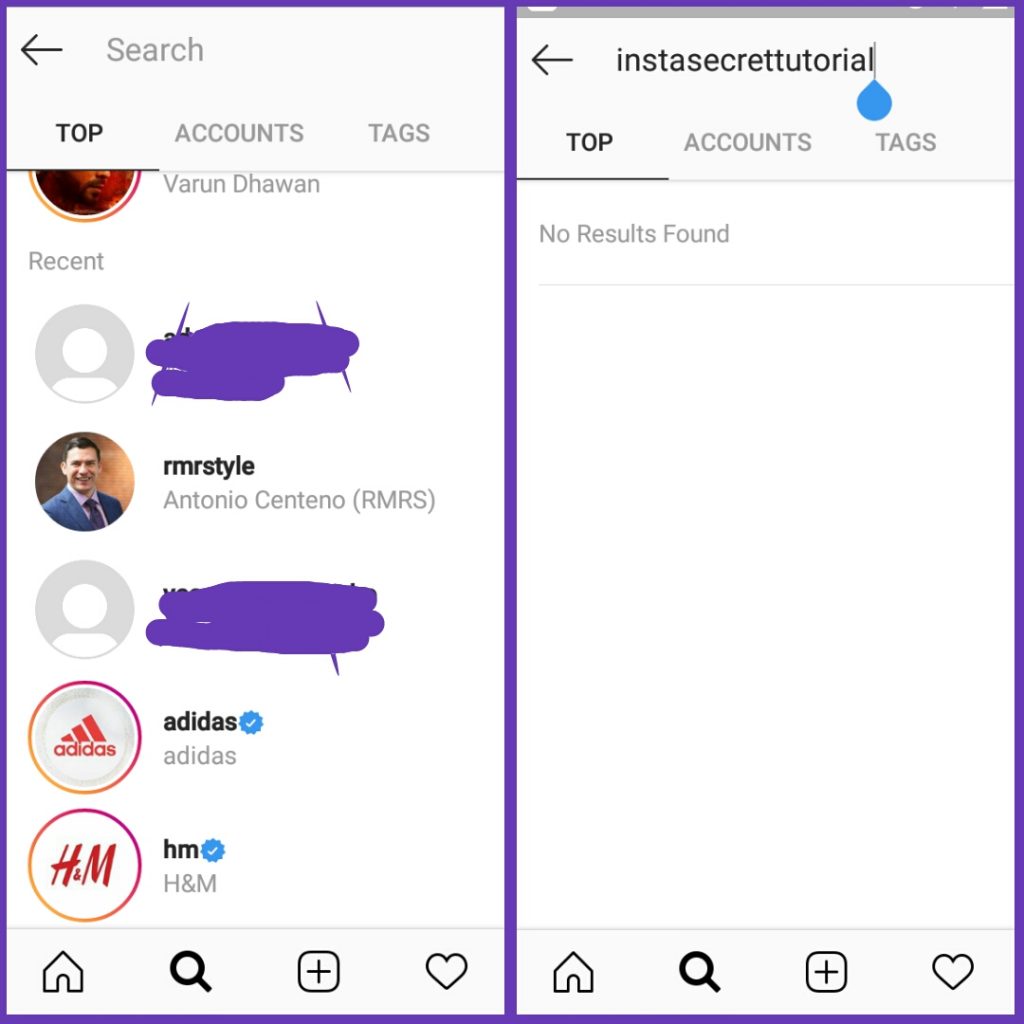 Who blocked on Instagram