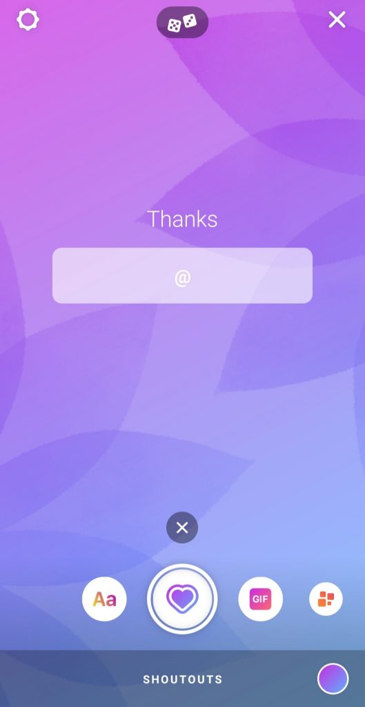 Instagram stories Shoutout Feature