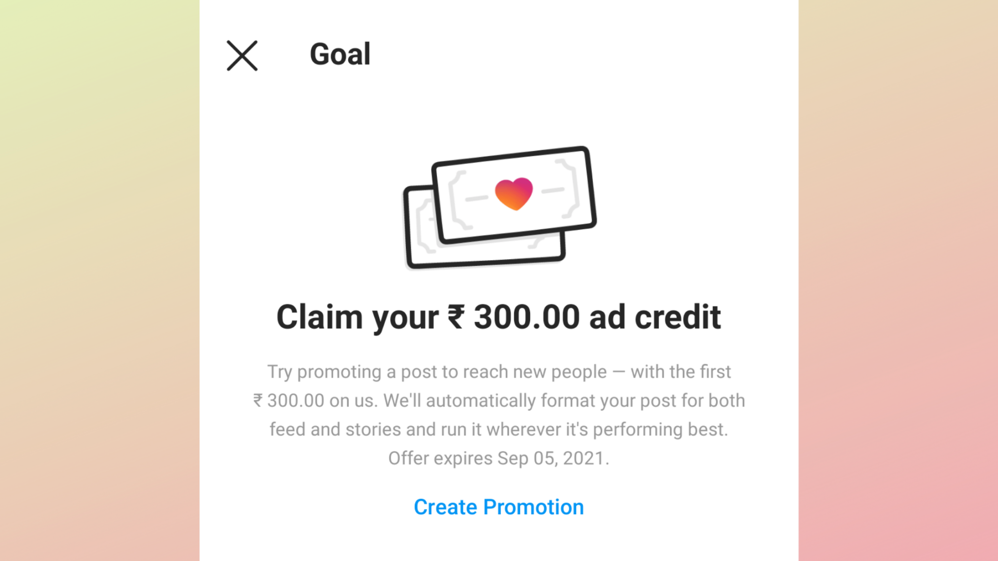 1. How to Get a $30 Instagram Ad Credit in 2021 - wide 7